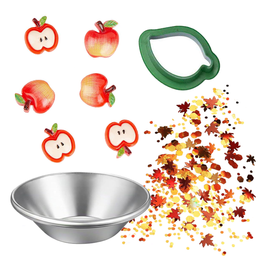 Apple Pie mini set deco figure mele festa