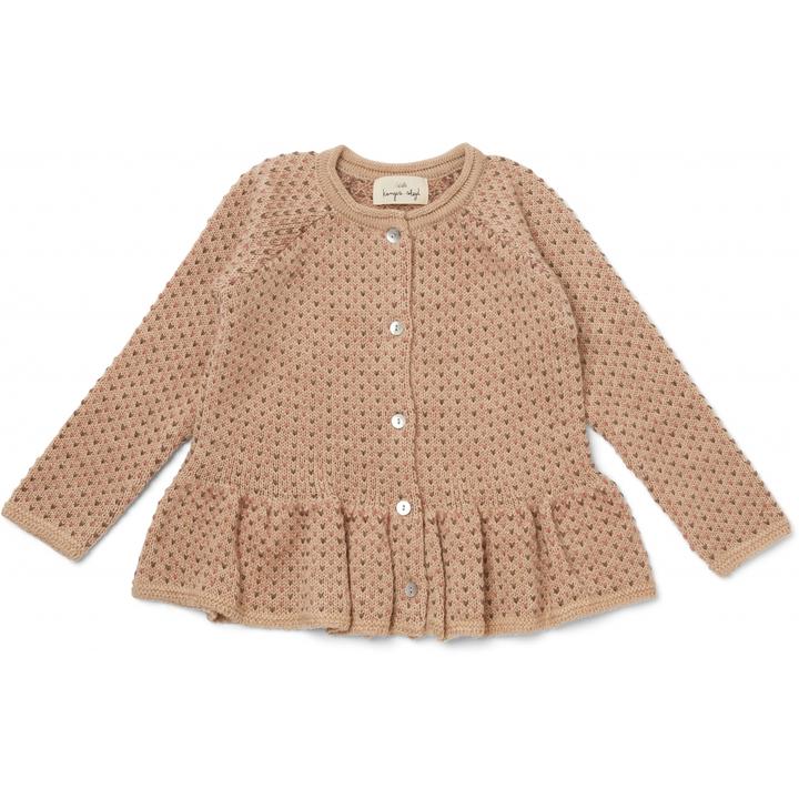 Konges Sløjd Miro Frill cardigan lana merino