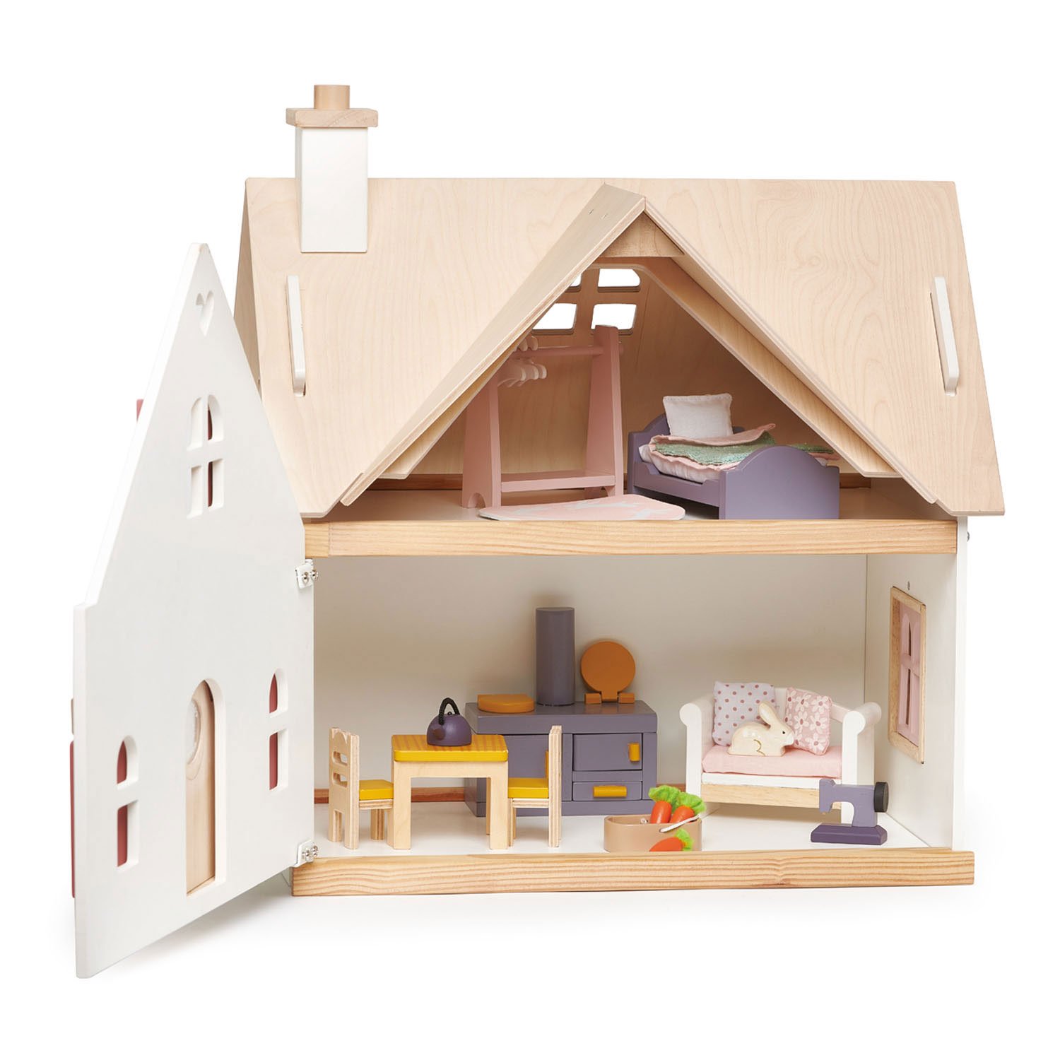 Tender Leaf Cottontail Cottage casa bambole con arredi