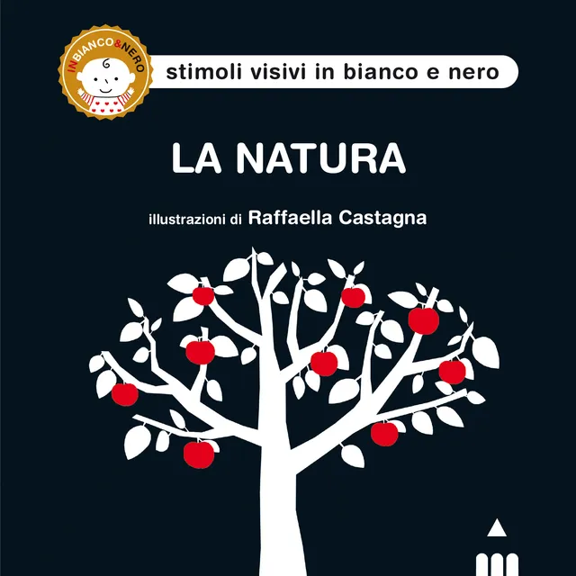 Lapis La Natura libro bianco e nero 0-3 anni