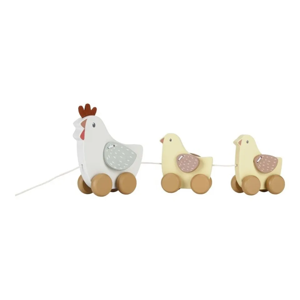 Little Dutch Little Farm Trainabile Pulcini Legno