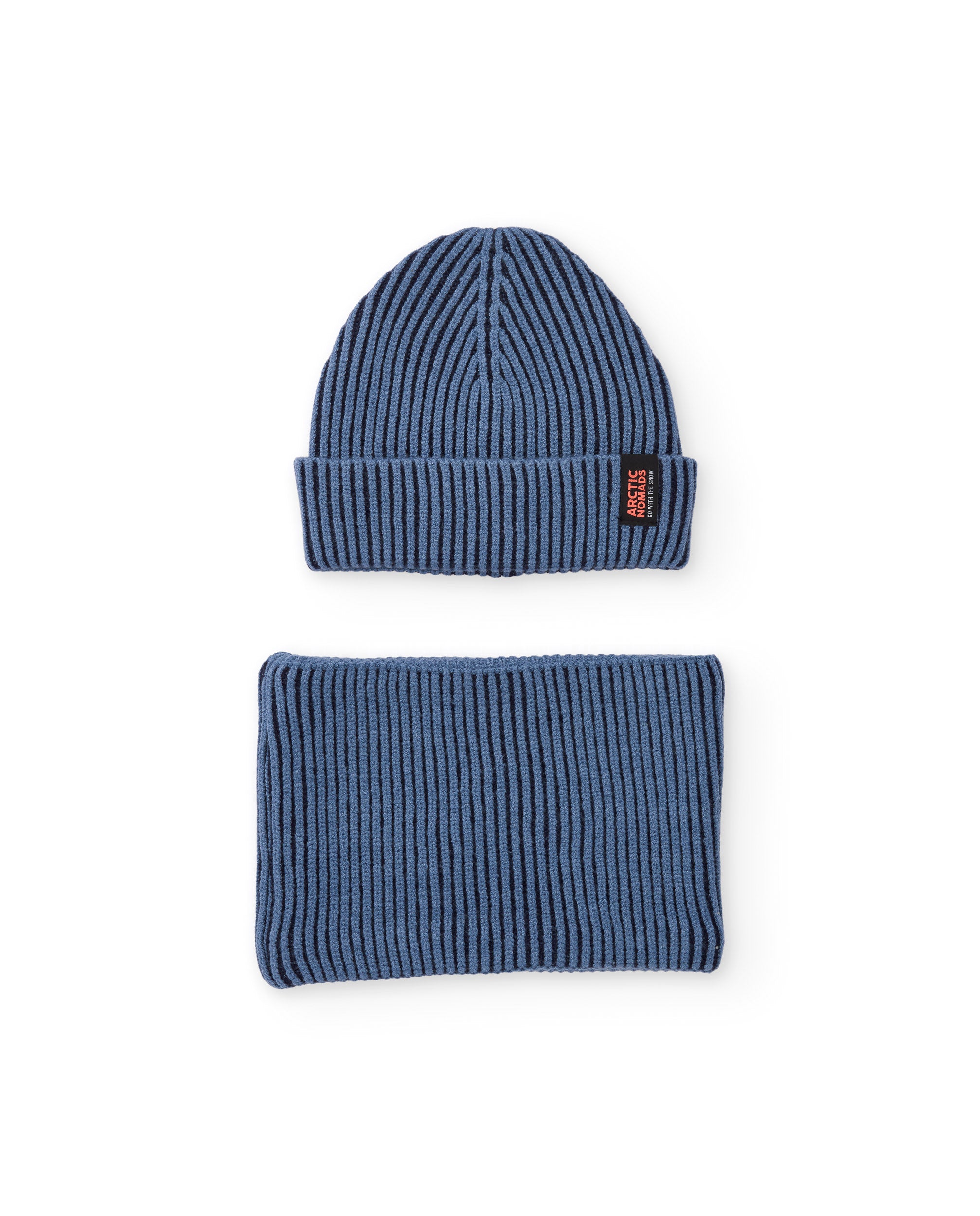 Tuc Tuc set bimbo blu cappello scaldacollo maglia