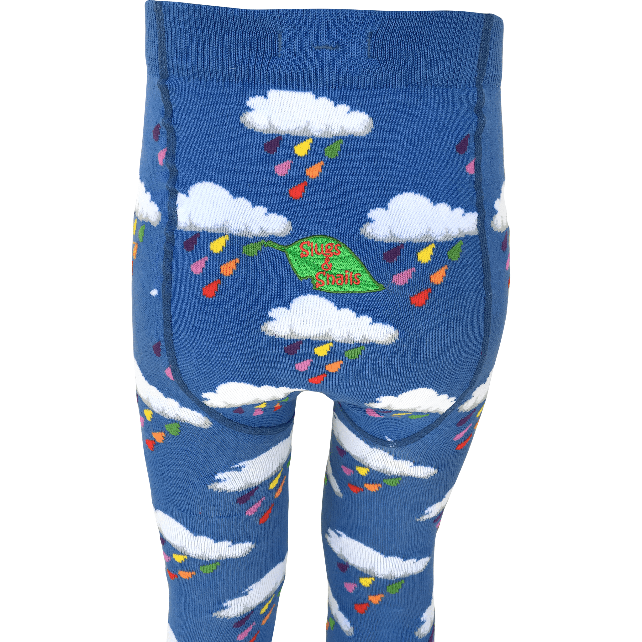 Slugs & Snails Drop collant bimbi nuvole blu cotone bio