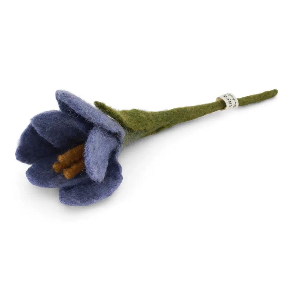 Gry & Sif fiore in feltro crocus piccolo in lana