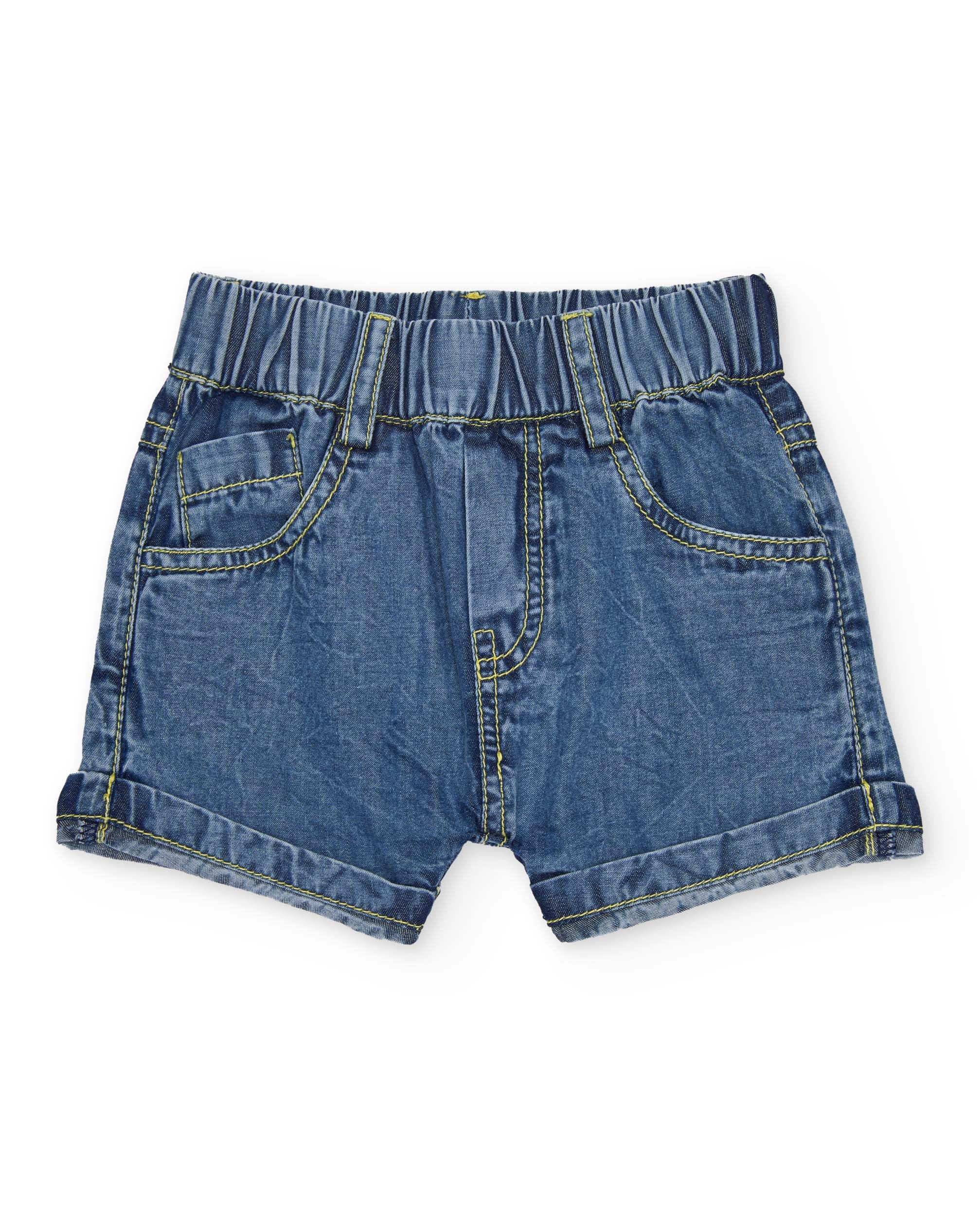 Tuc Tuc completo neonato bimbo camicia vichy blu
