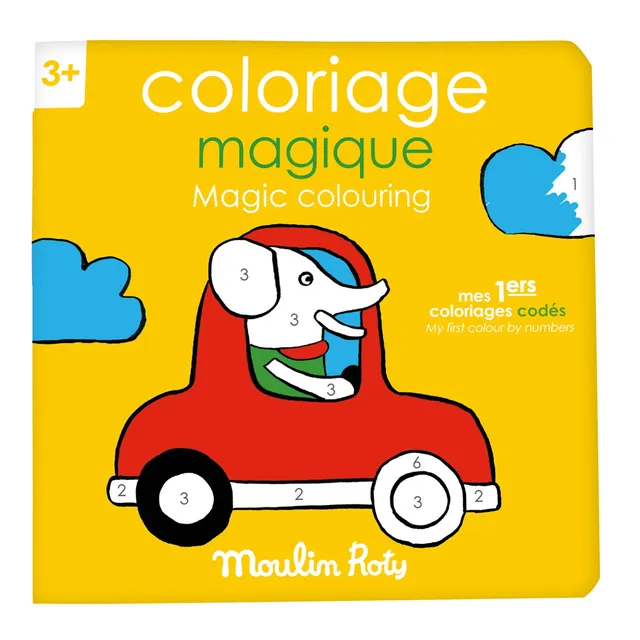 Moulin Roty Popipop Magia quaderno da colorare 20 pagine