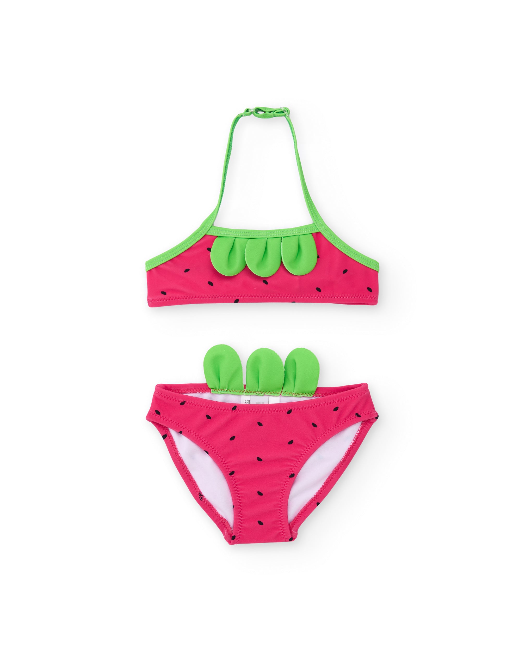 Tuc Tuc bikini bambina rosso fragola