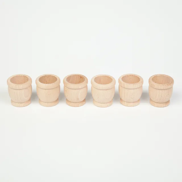 Grapat 6 Porta Uovo Gioco Euristico Legno 6 Pezzi
