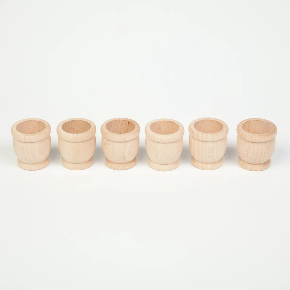 Grapat 6 Porta Uovo Gioco Euristico Legno 6 Pezzi