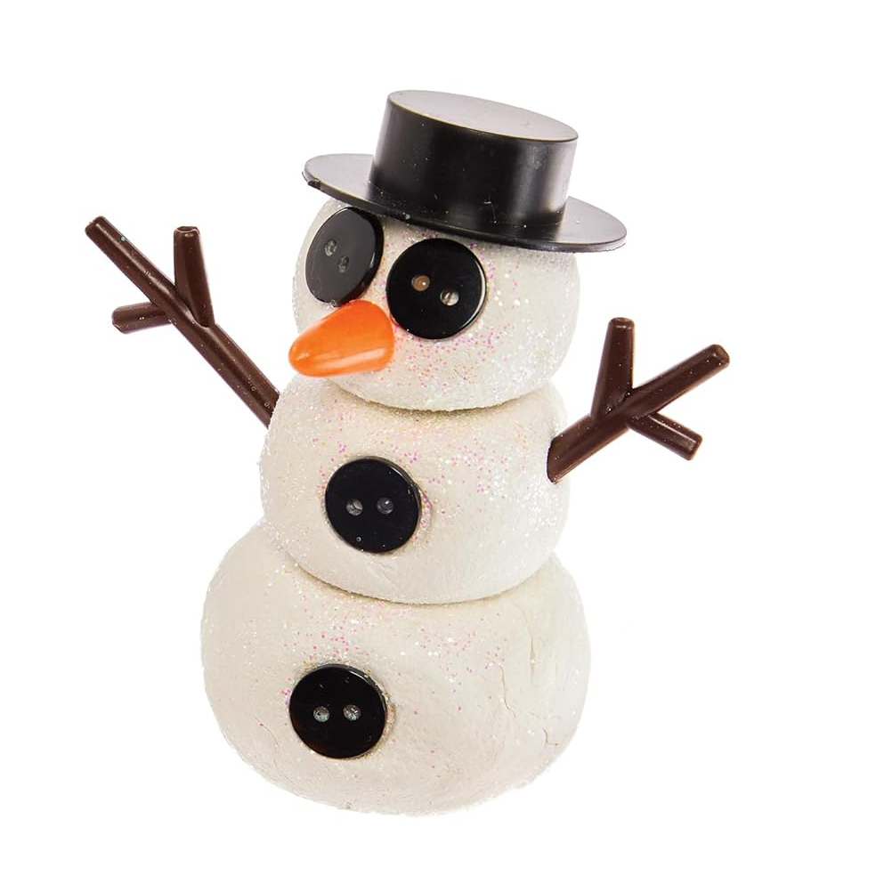Set craft pupazzo di neve accessori mini 10 cm