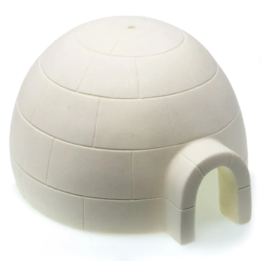 Yellow Door Igloo Polo Nord mini mondo in pietra 15,5 cm