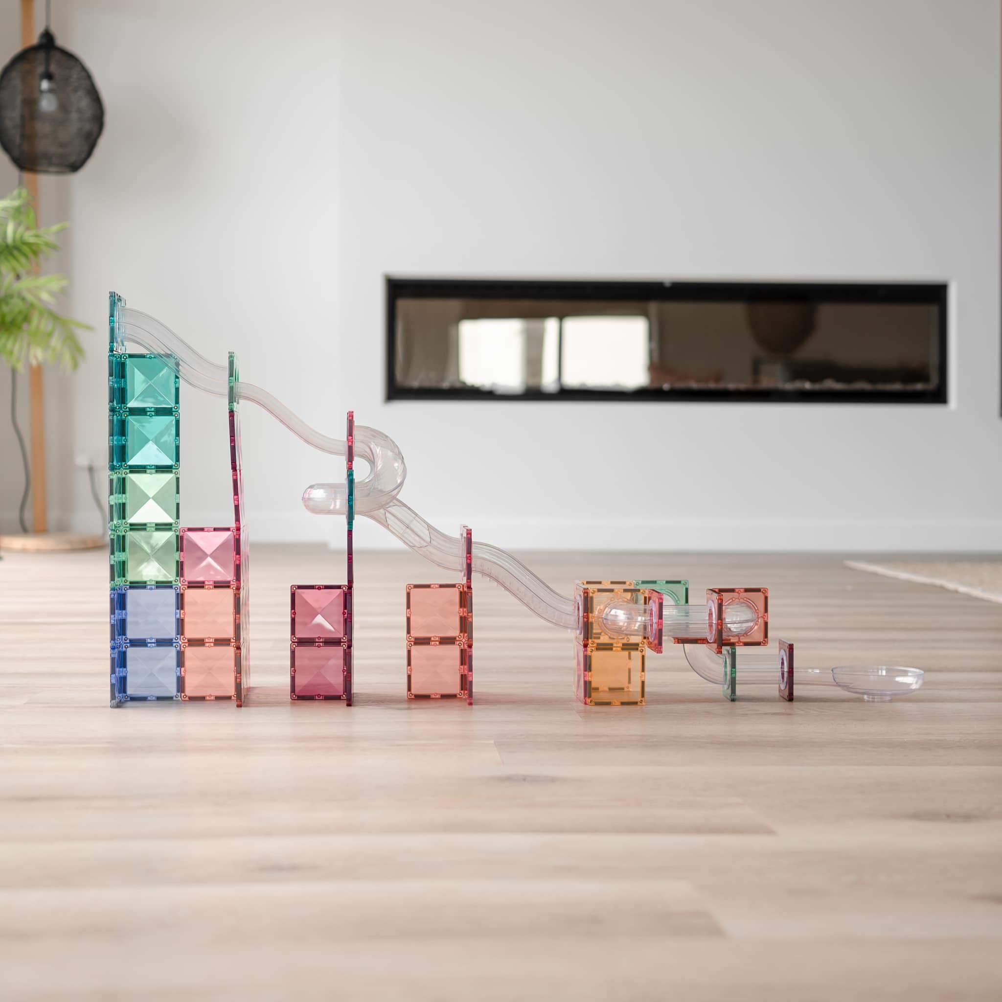 Connetix Pastel Ball Run costruzioni magnetiche 80 pezzi