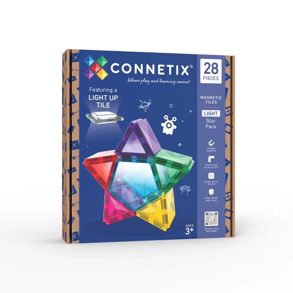Connetix Light Star Pack 28 pezzi costruzioni magnetiche