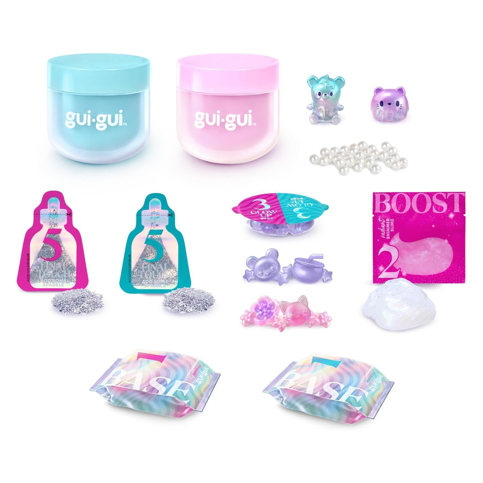 Gui Gui Slime iridescente set deluxe twin pack profumato 2 kit