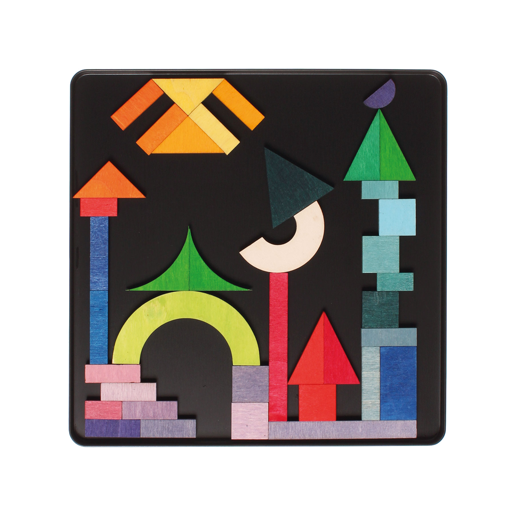Grimm's Geo-Graphical puzzle magnetico 59 pezzi legno