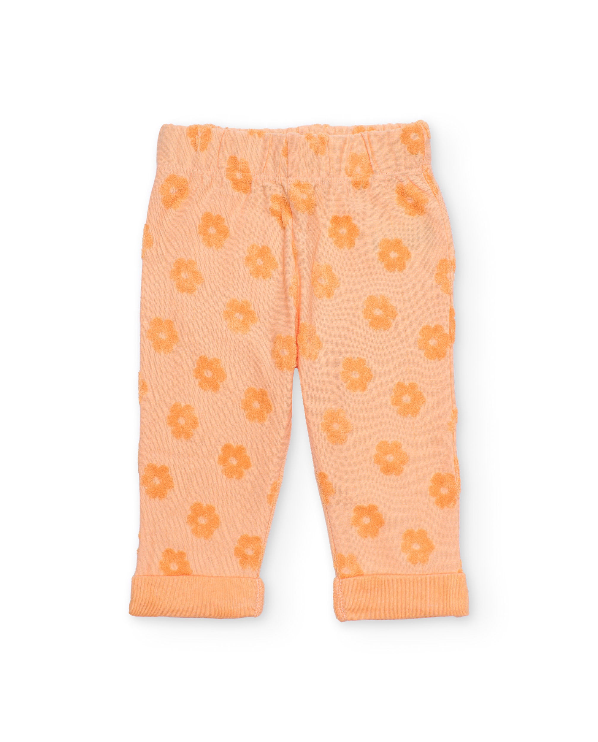 Tuc tuc Giraffa completo neonata arancio 3 pezzi zip