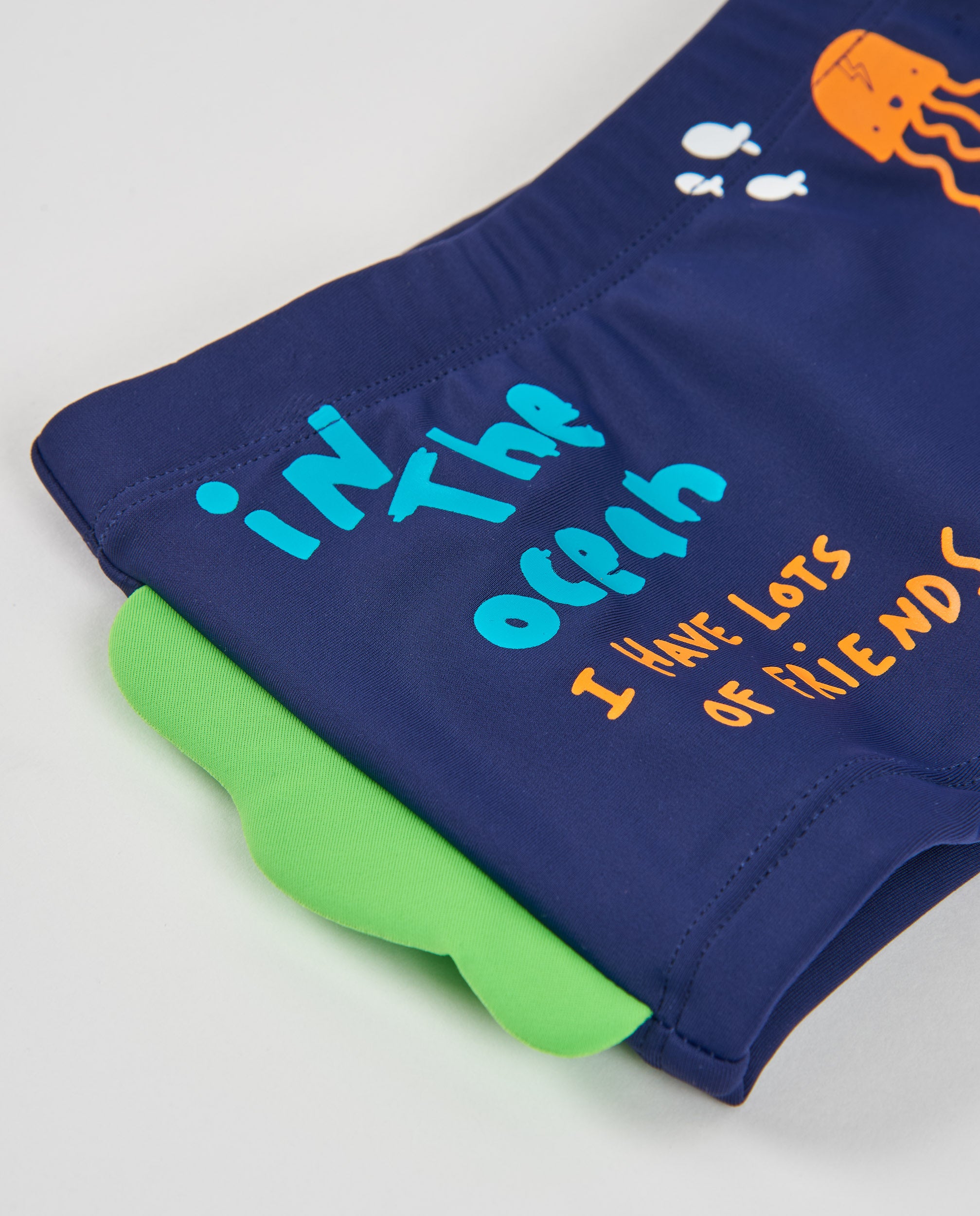 Tuc Tuc Costume boxer bambino blu pinna asciugatura rapida