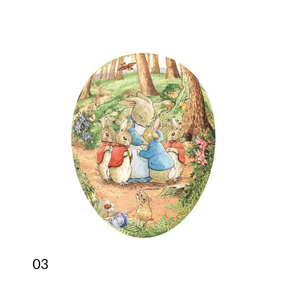 Nestler Beatrix Potter uovo di Pasqua 25 cm in cartone