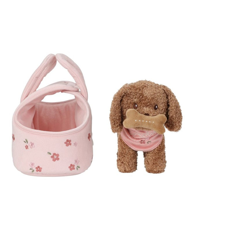Little Dutch Jackie peluche cane con borsa fiori