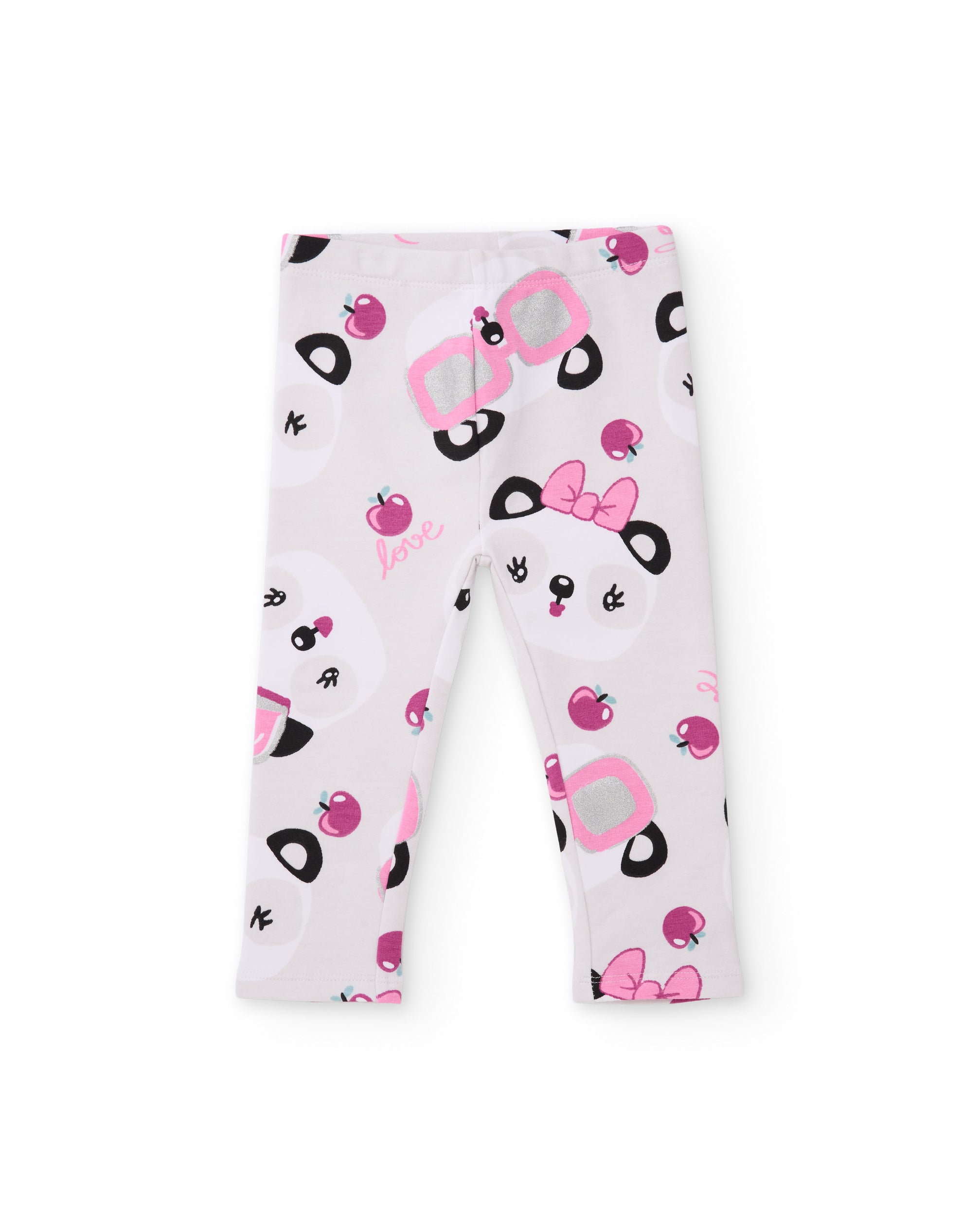 Tuc Tuc NY Fun leggings panda ecrù 2 anni in felpa