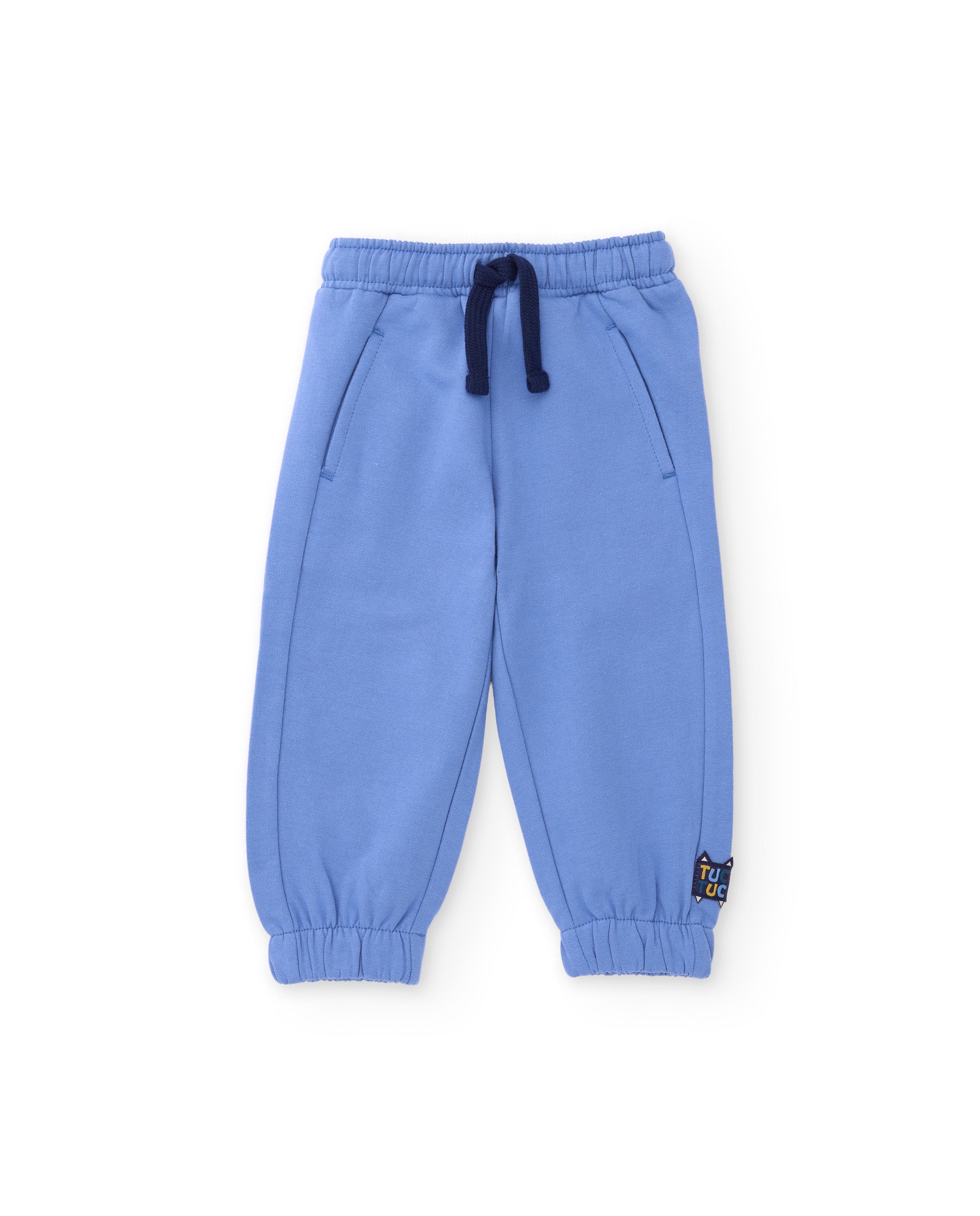 Tuc Tuc tuta bambino felpa blu cappuccio orecchie zip