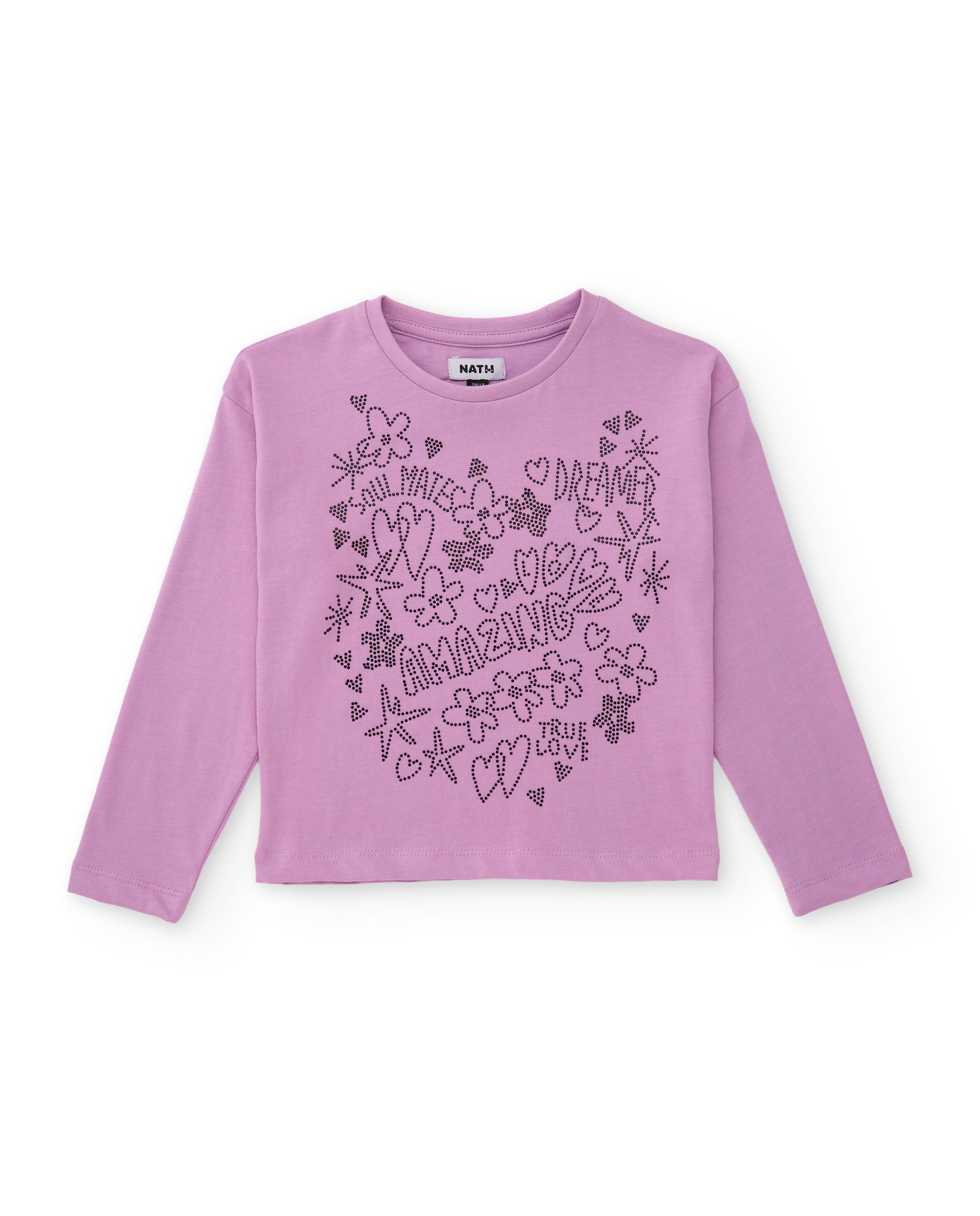 Tuc Tuc completo bambina maglia leggings lilla