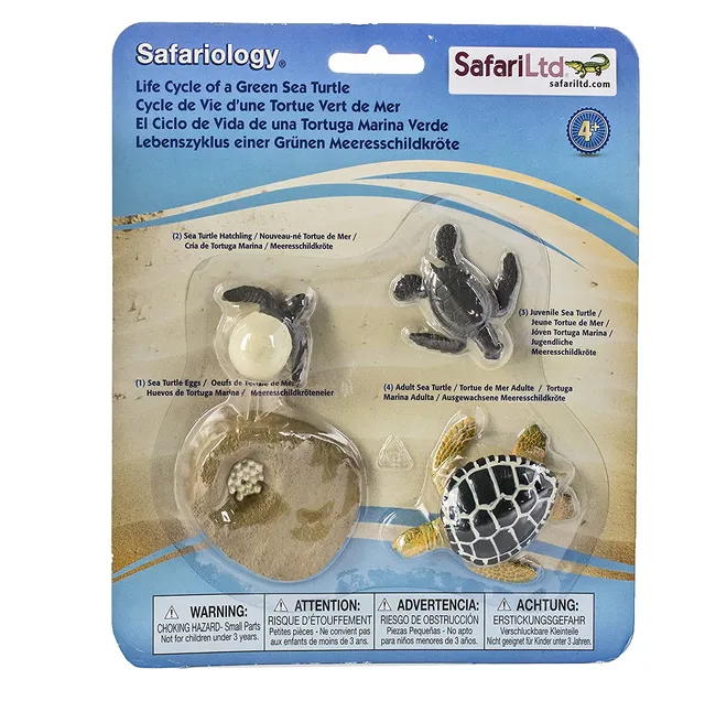 Safari Ltd Safariology Tartaruga Marina set 4 figure