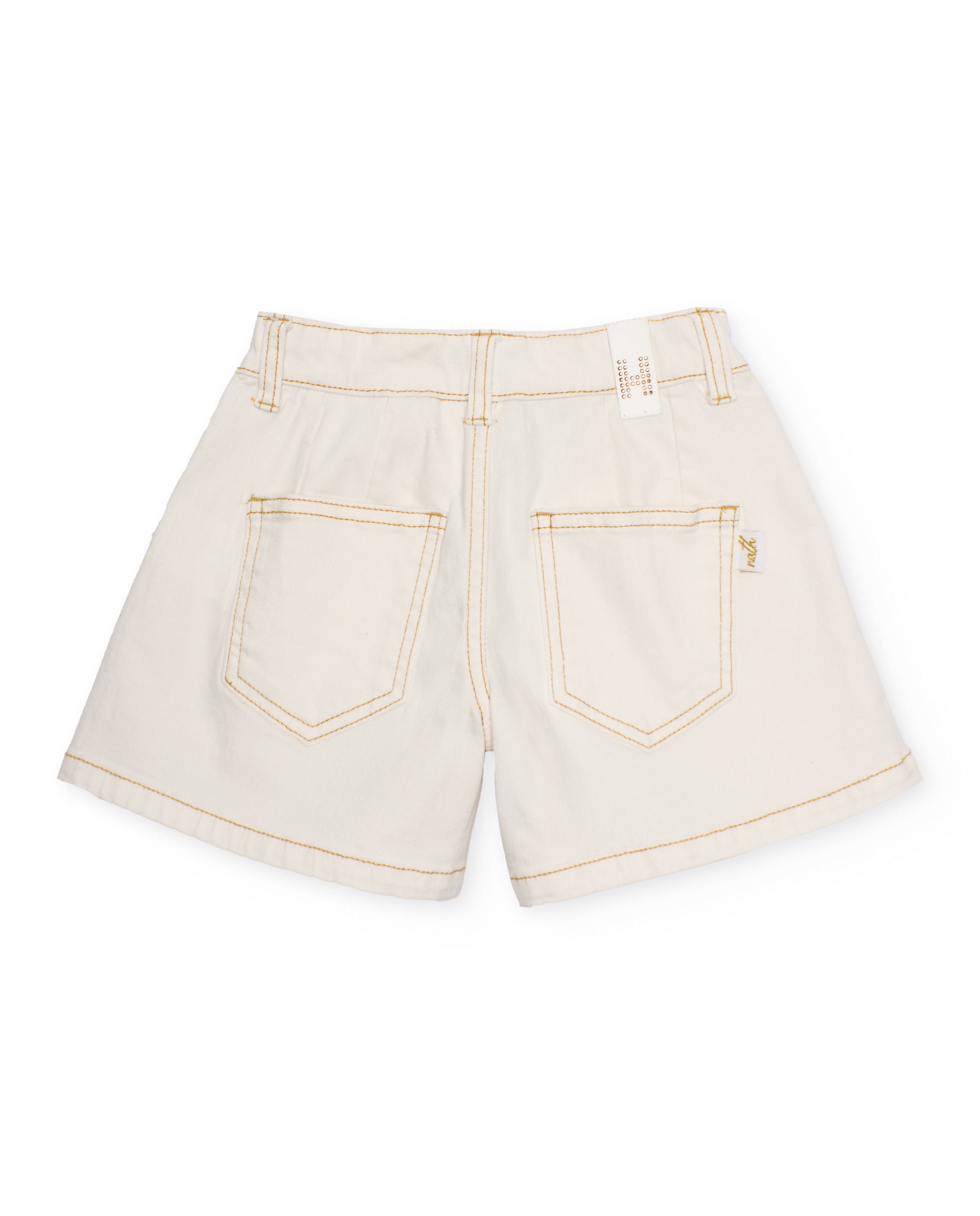 Tuc Tuc Shorts Denim Bambina Bianchi tasche