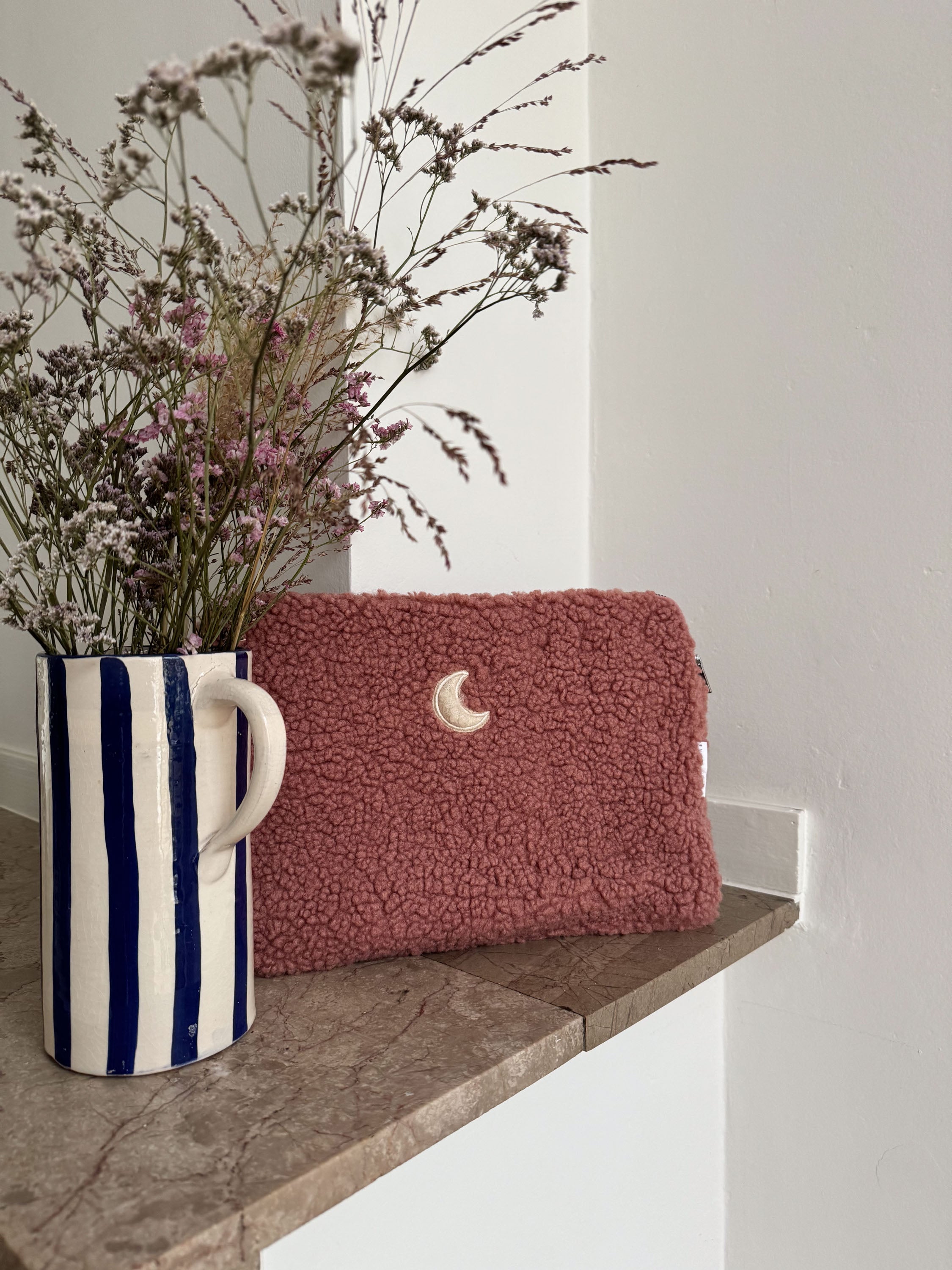 Ella and Rapha Moon custodia laptop 14 rosa teddy
