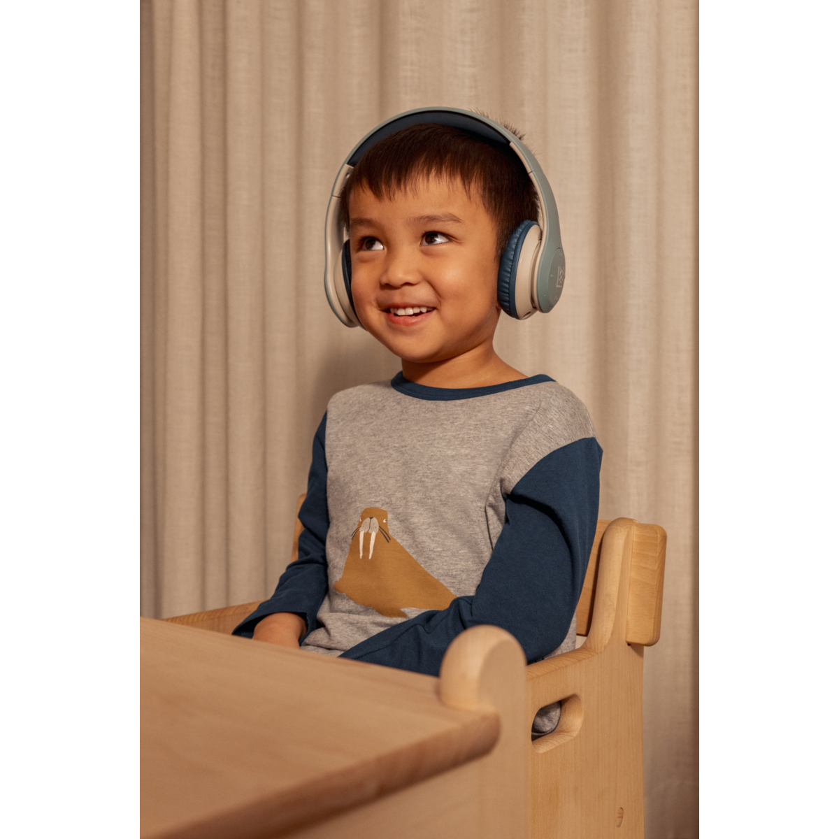 Liewood Cuffie Wireless Bambini Peppermint Mix 85dB