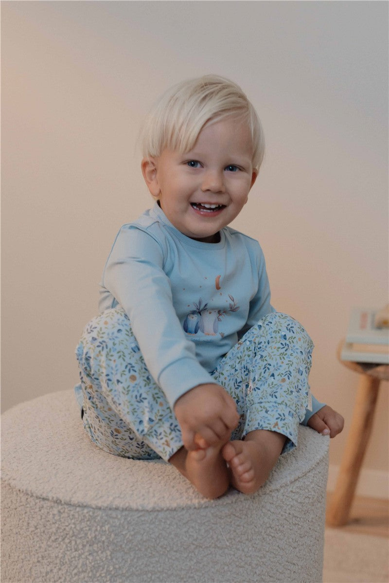 Little Dutch Forest Friends pigiama bimbo blu 2 pezzi bio