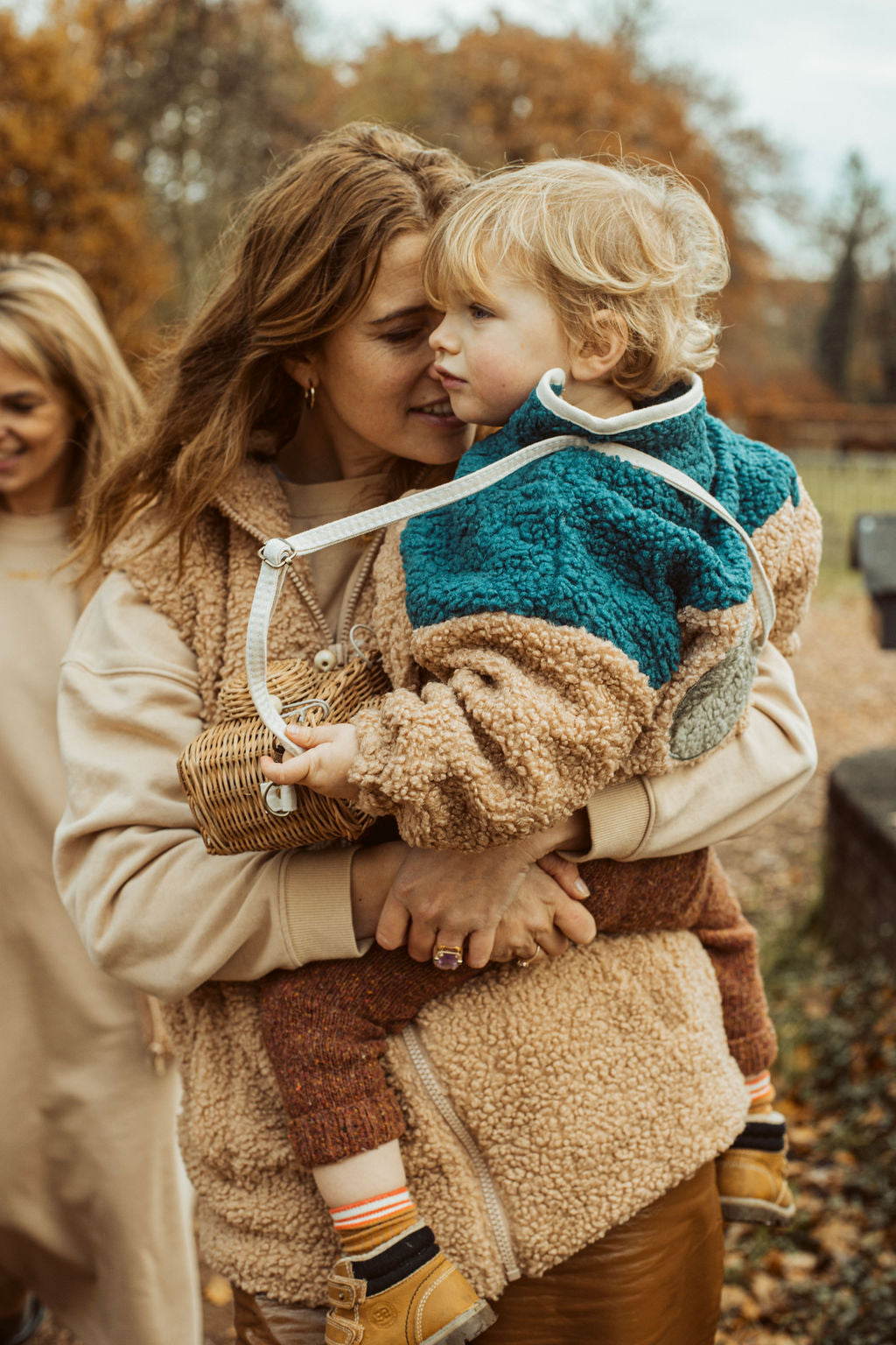 Ella and Rapha Little Teddy Moon Jacket giacca bimbi blu pile