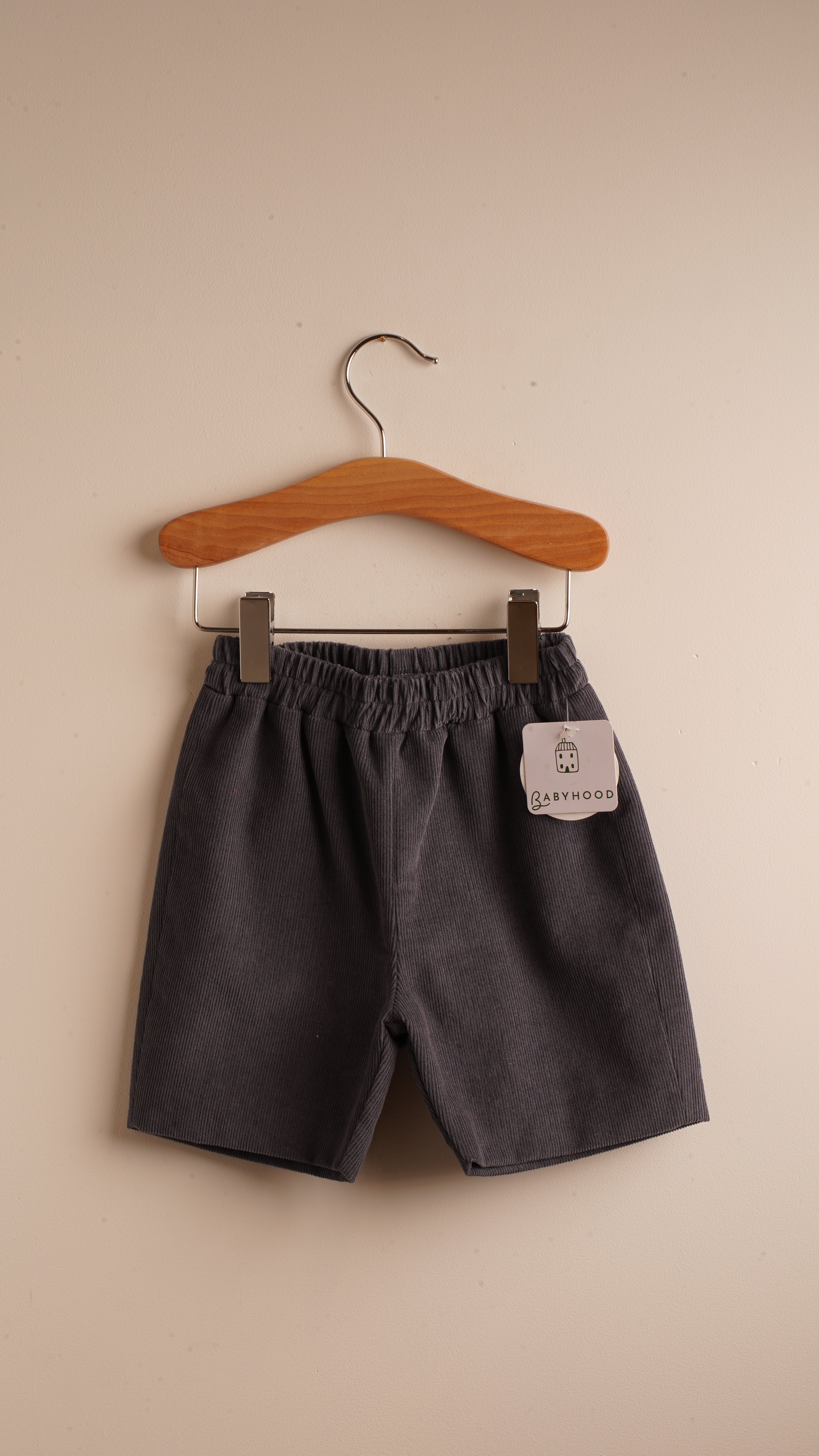Mebi bermuda velluto bambino blu marino 100% cotone