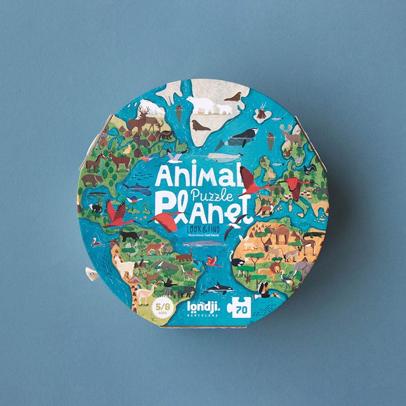Londji Animal Planet puzzle 70 pezzi animali mondo
