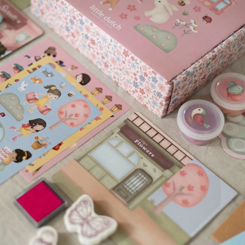 Little Dutch Creative Box XL kit creativo rosa