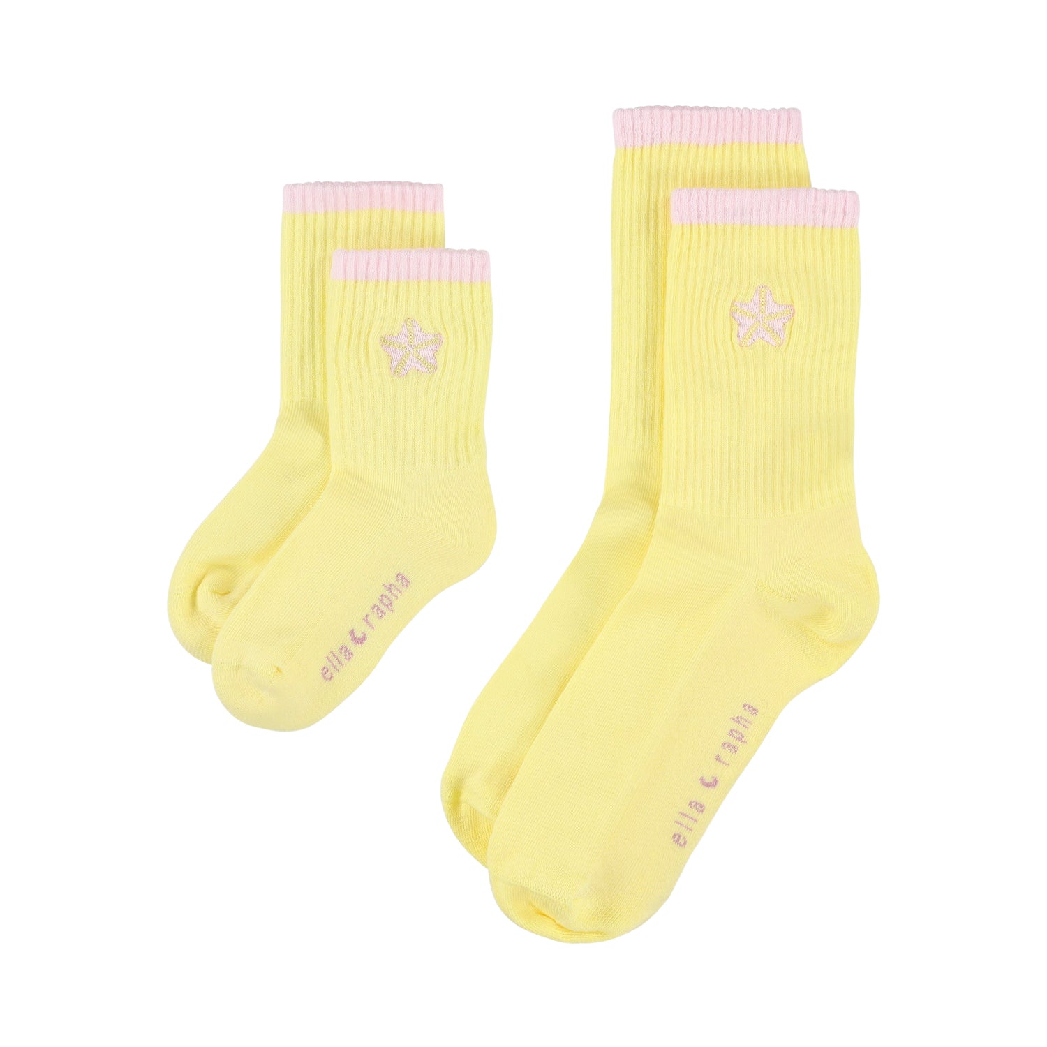 Ella and Rapha Starfish calzini bambino burro cotone