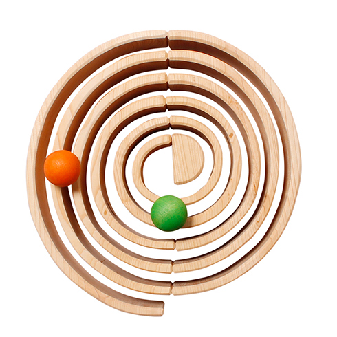 Grimm's Arcobaleno 12 Pezzi Naturale tunnel legno