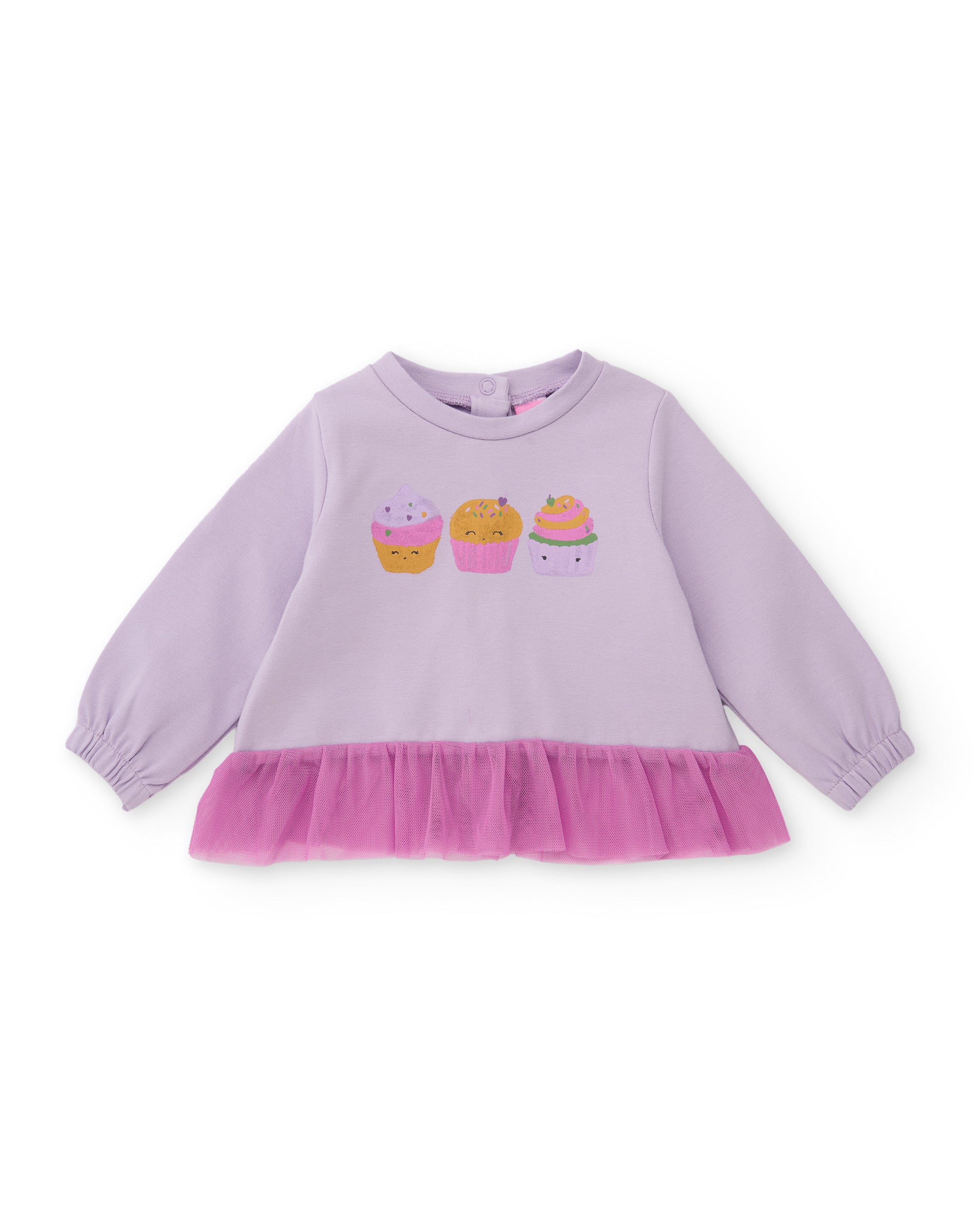 Tuc Tuc Completino Neonata 3 Pezzi Lilla Cupcake