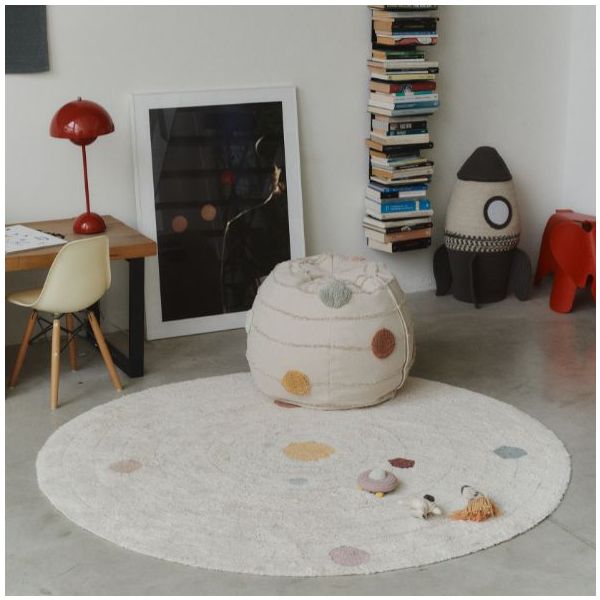 Lorena Canals Solar System tappeto rotondo 150 cm cotone
