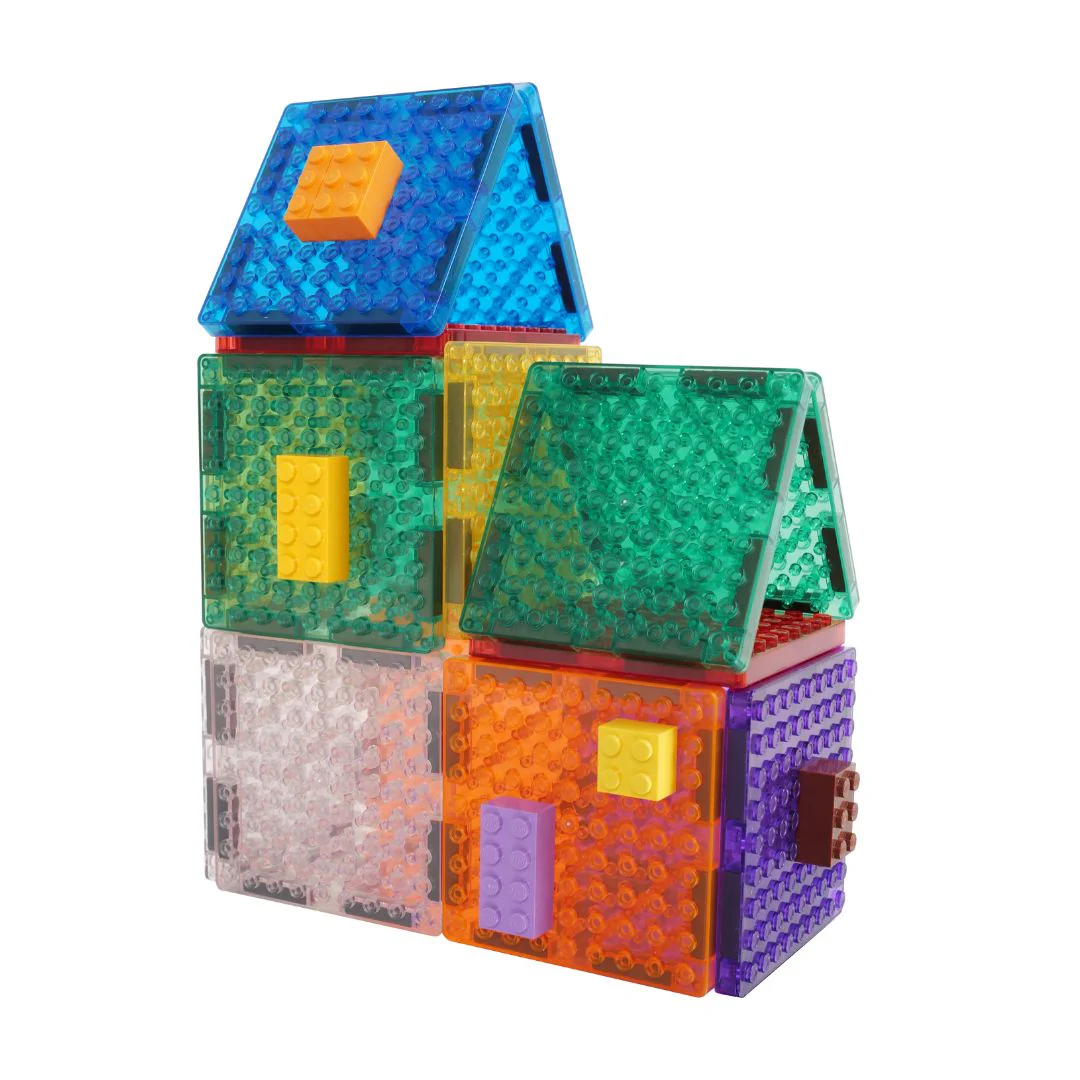 Cleverclixx Brick Tiles costruzioni magnetiche 16 pezzi