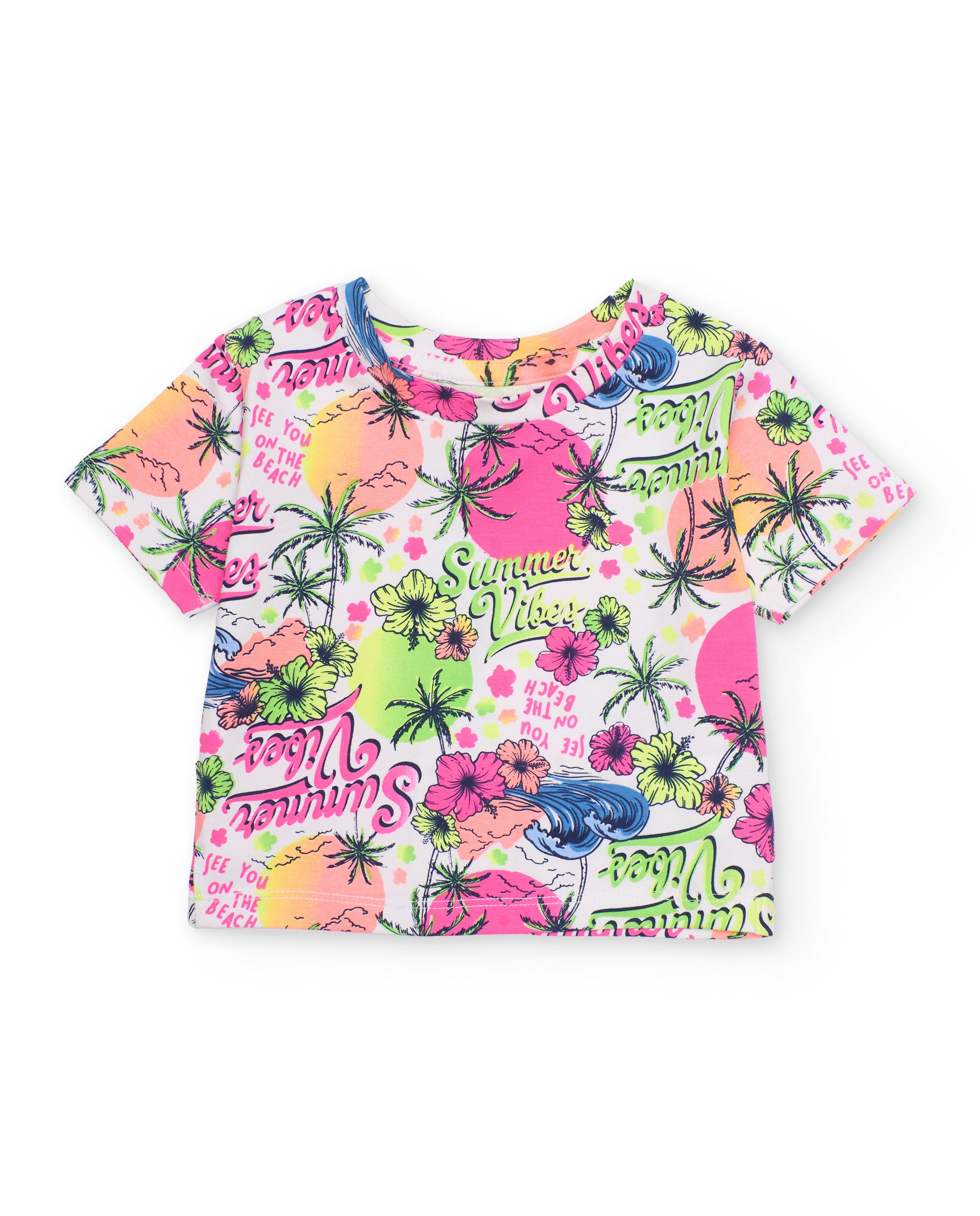 Tuc Tuc t-shirt bambina rosa maglia stampa estate