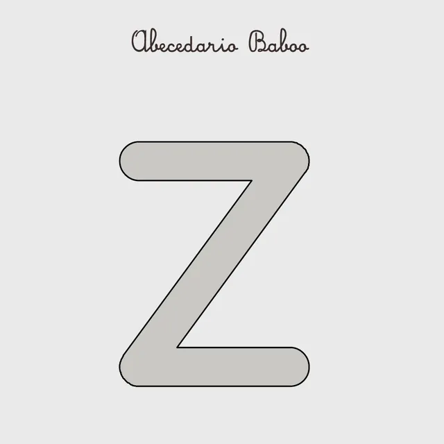Baboo Abecedario Lettera Z schede didattiche PDF
