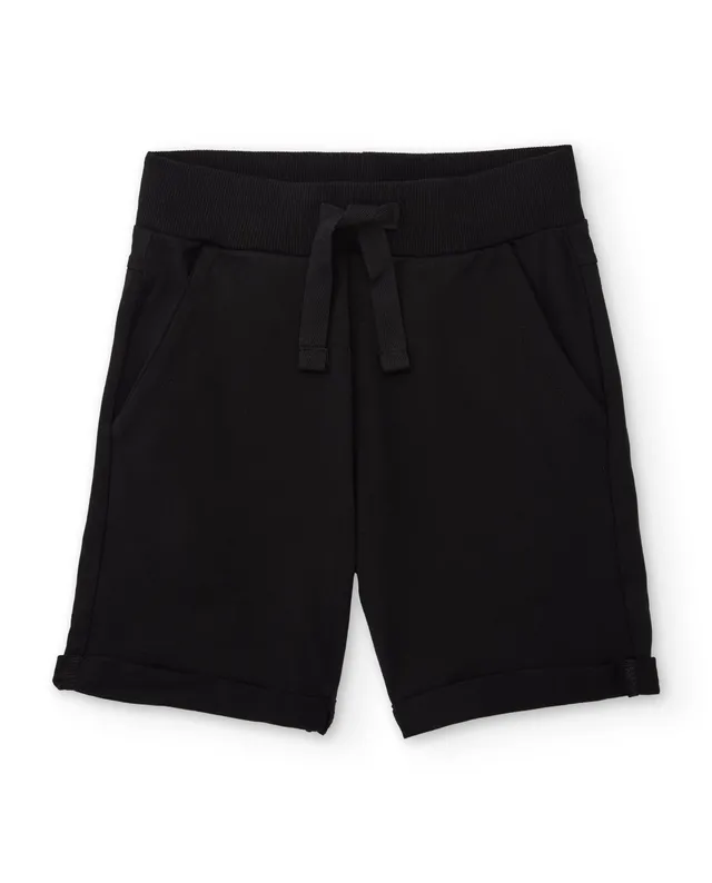 Tuc Tuc bermuda bimbo nero con risvolto tasche
