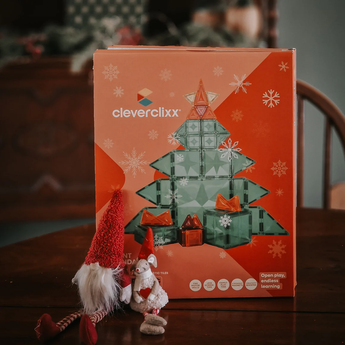 Cleverclixx Calendario Avvento costruzioni magnetiche 37 pezzi