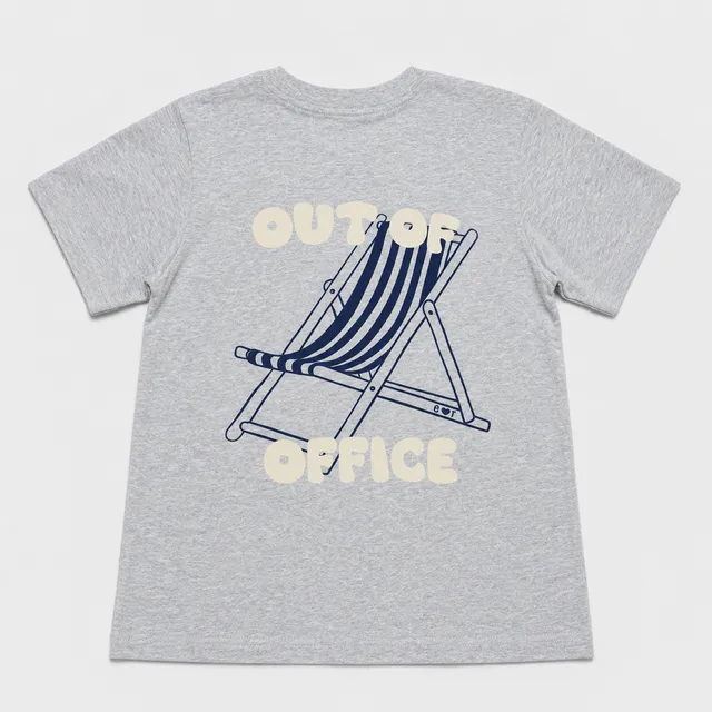 Ella and Rapha Out of Office maglietta uomo grigia cotone