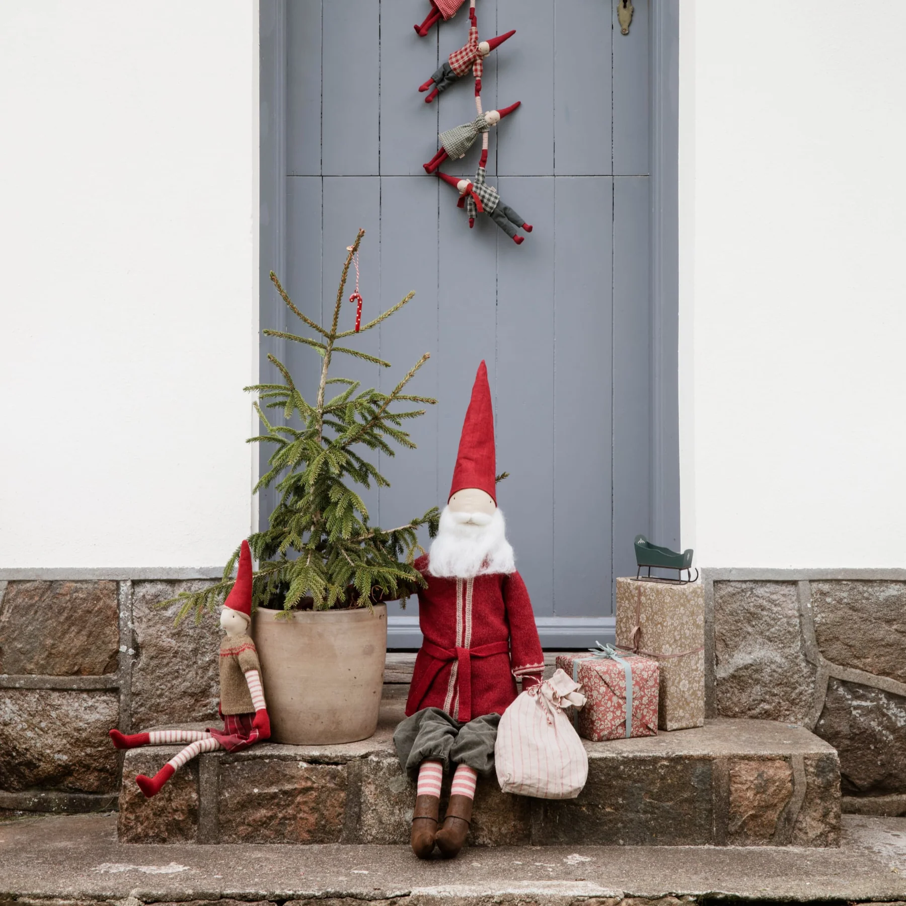 Maileg Babbo Natale grande pupazzo 110 cm lana