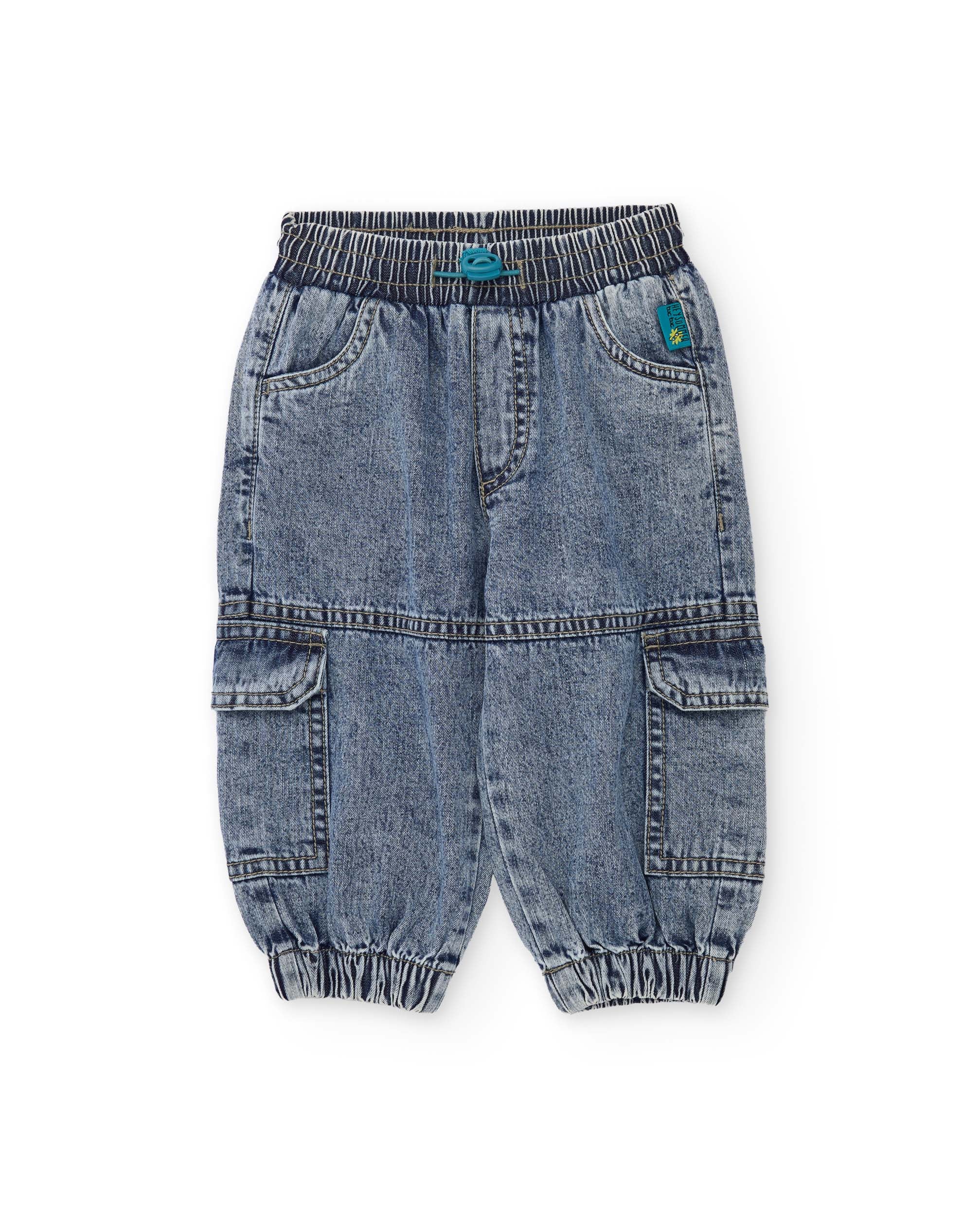 Tuc Tuc Denim pantaloni jeans bambino blu cargo