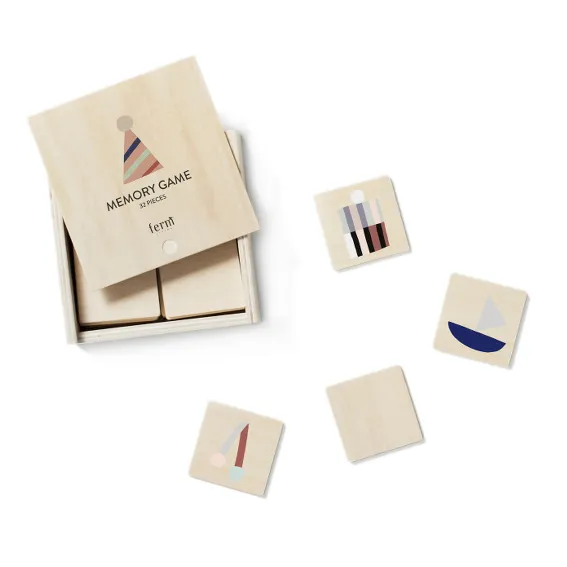 Ferm Living Memory gioco legno 32 tessere