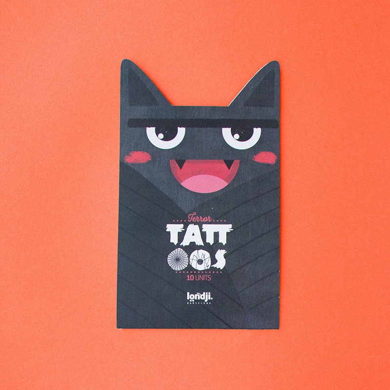 Londji Terror set tatuaggi temporanei bambini mostri