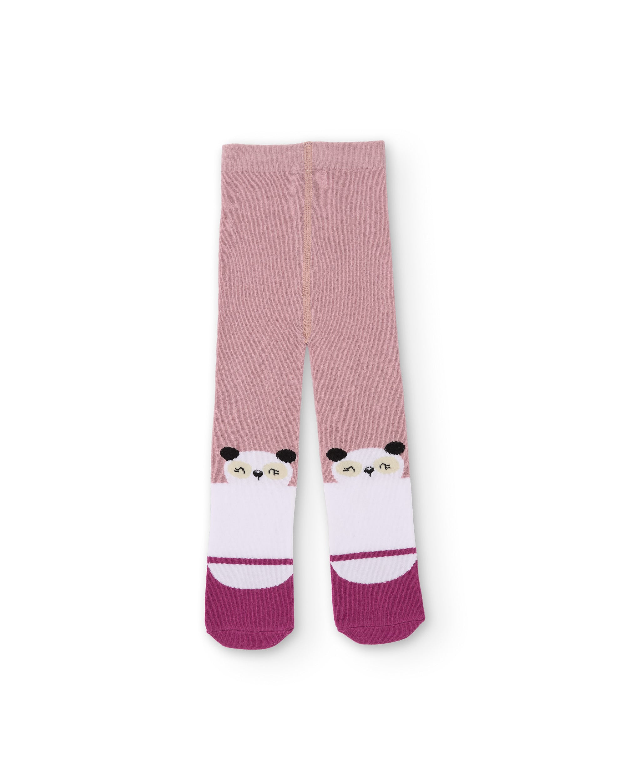 Tuc Tuc collant bambina rosa panda elasticizzato